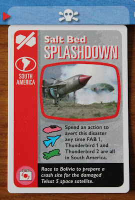 Thunderbirds Co-operative board game - scheme card