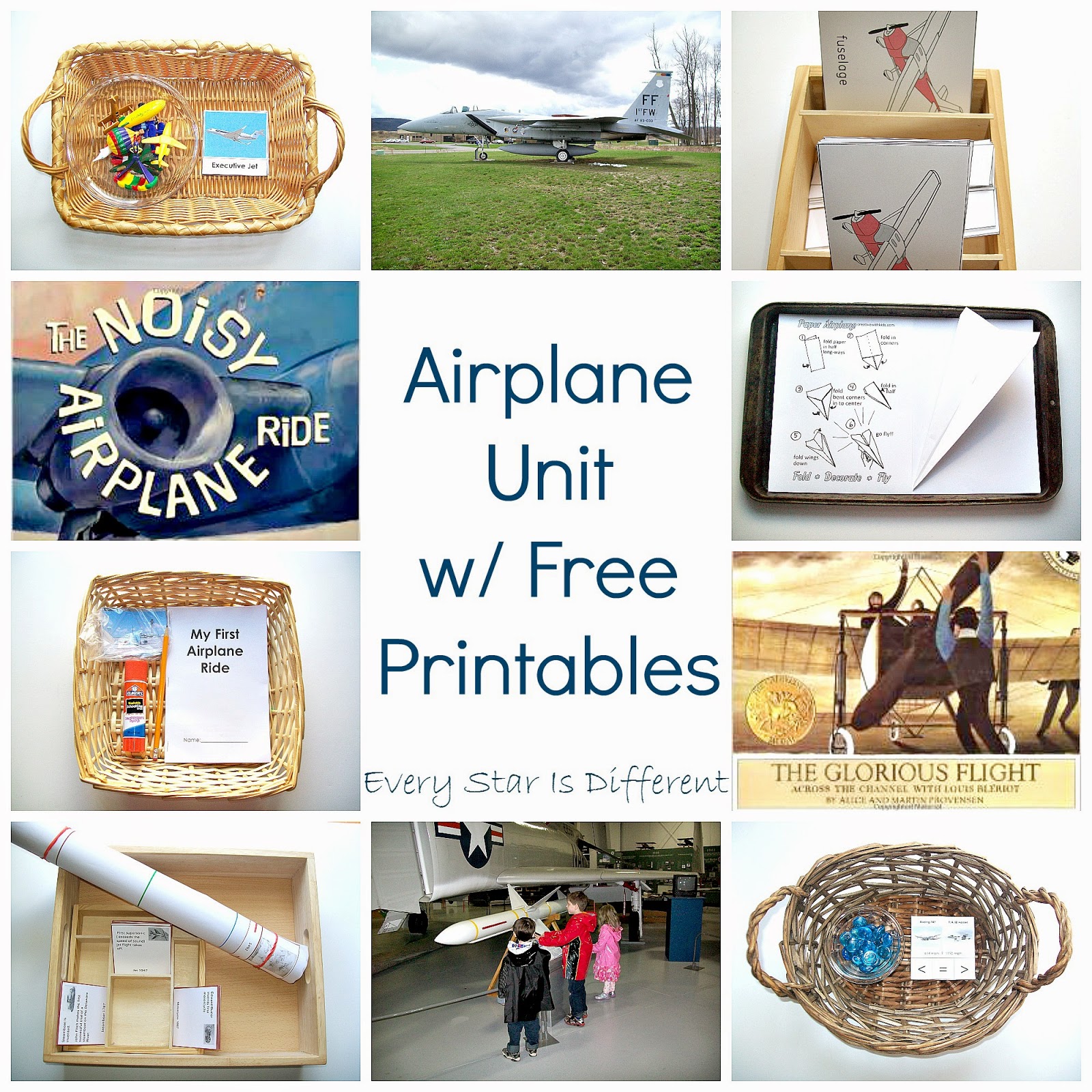Airplane Unit with Free Printables