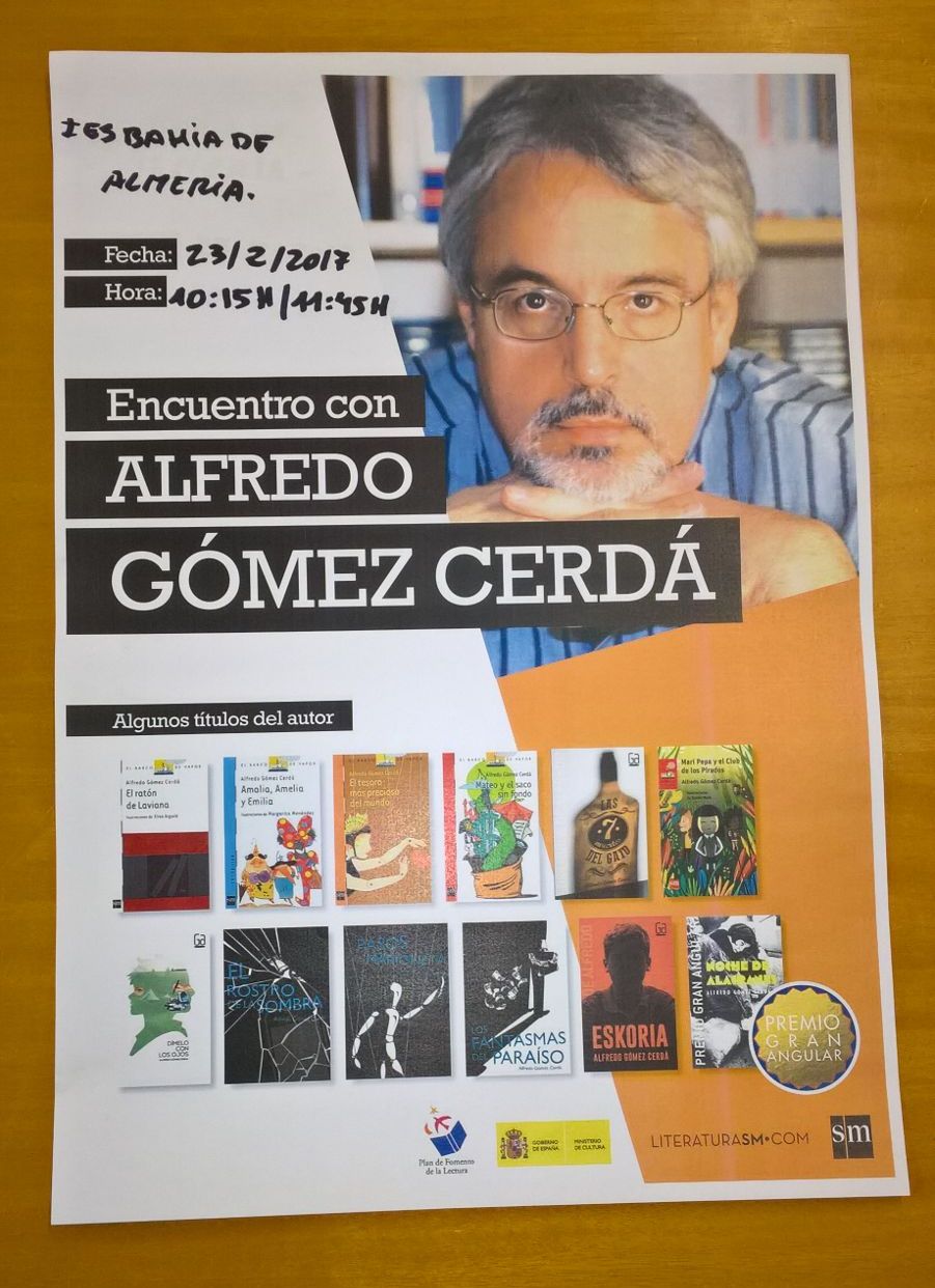 Bahiadelibros Nos visita Alfredo Gómez Cerdá