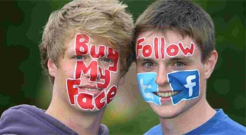 اعلانات علي الوجة من اكثر الخدمات غرابة وجني للمال علي الانترنت buy my face