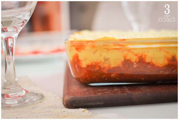 mesa de almoço de domingo com prato único