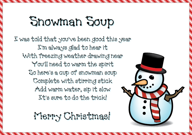 Give The Gift Of Snowman Soup! » The Purple Pumpkin Blog