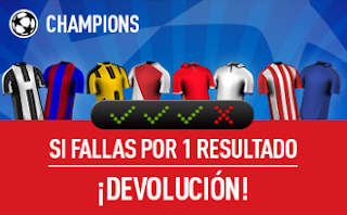 sportium Champions: Combinada 'con seguro' 18 abril sportium Champions: Combinada 'con seguro' 18 abril