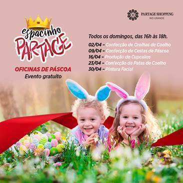 Shoppings da Partage celebram a Páscoa com atrações inéditas Shoppings da Partage celebram a Páscoa com atrações inéditas