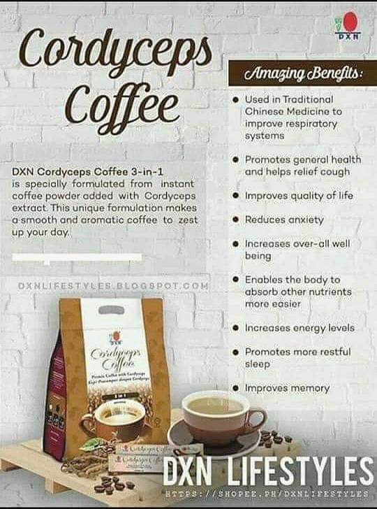 Dxn Cordyceps Coffee 3in1