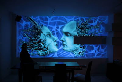 Malarstwo ścienne Malarstwo ścienne, malowanie obrazów na ścianach mural UV, artystyczne malowanie ścian 3D
