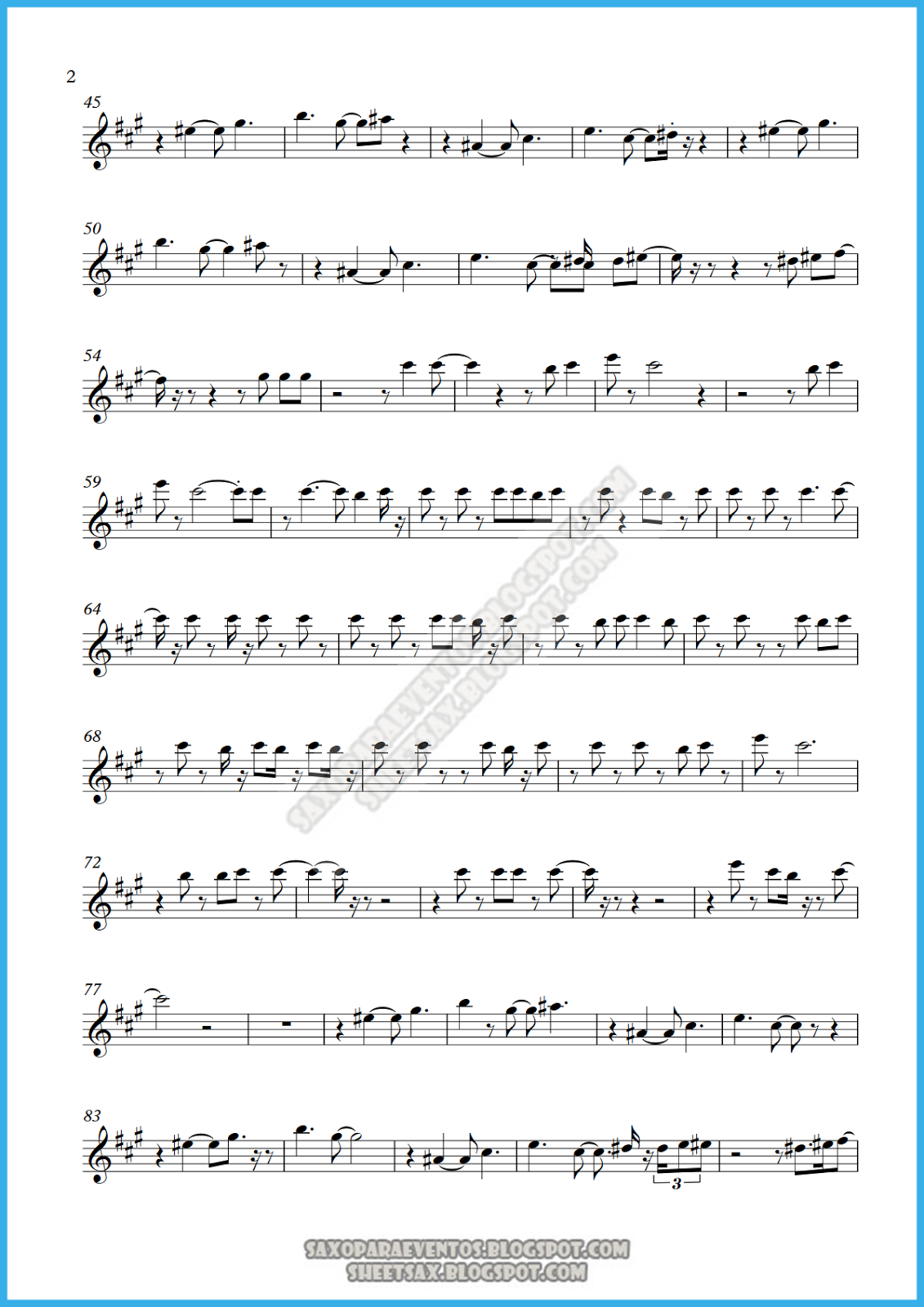 free music score