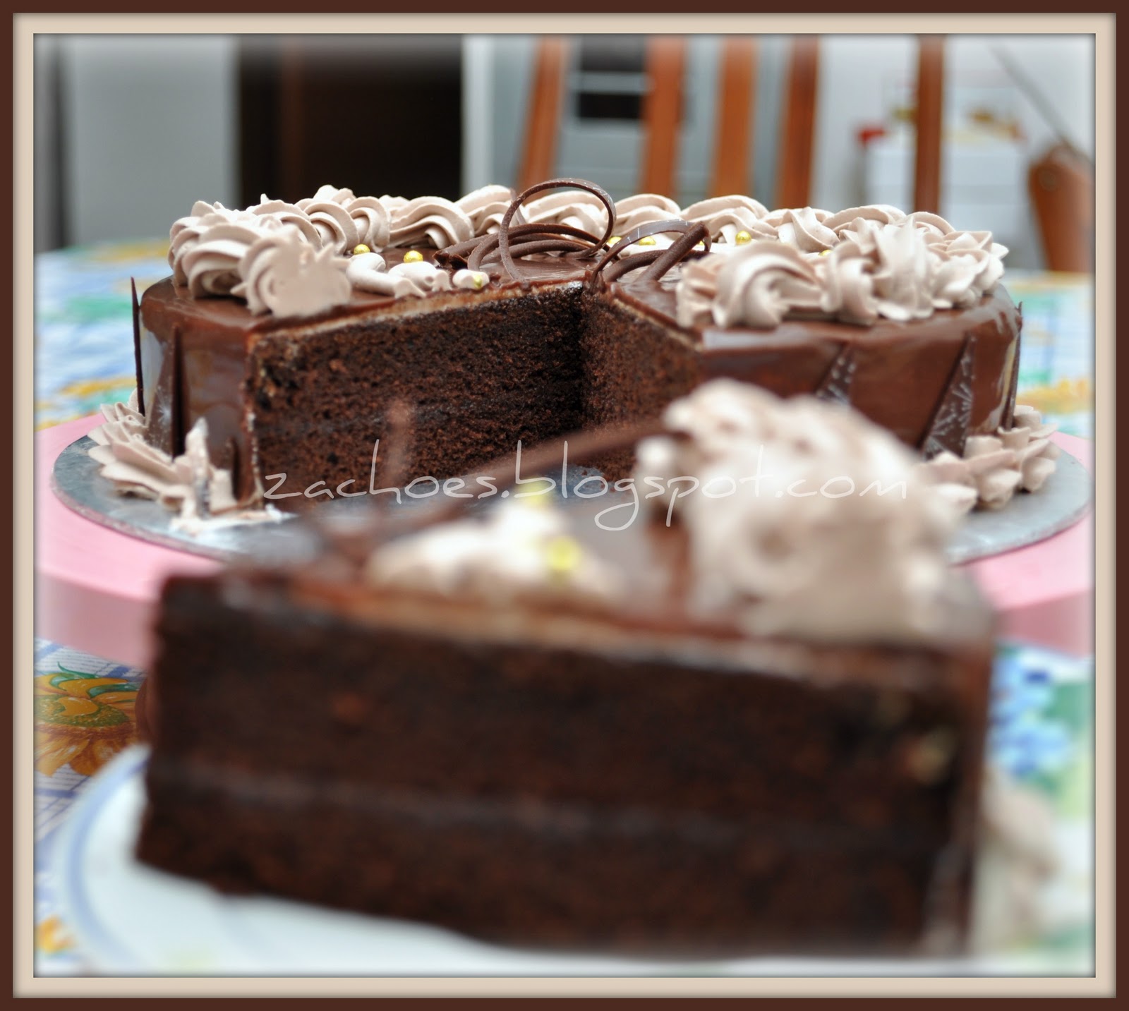 Aku.Zack Cakery: Resepi American Chocolate Cake
