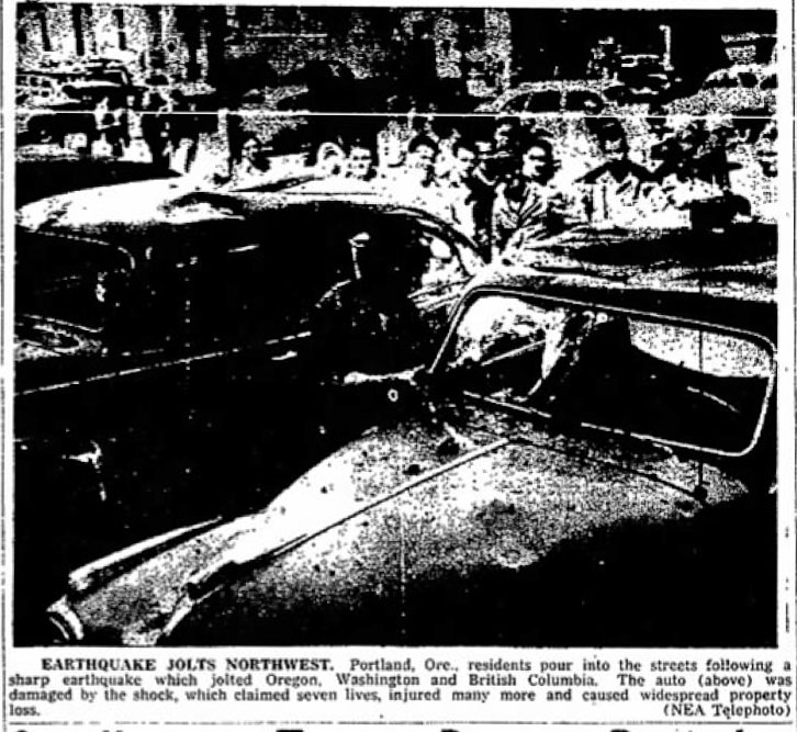 Tom's Travel Blog Do You Remember the Portland Earthquake?