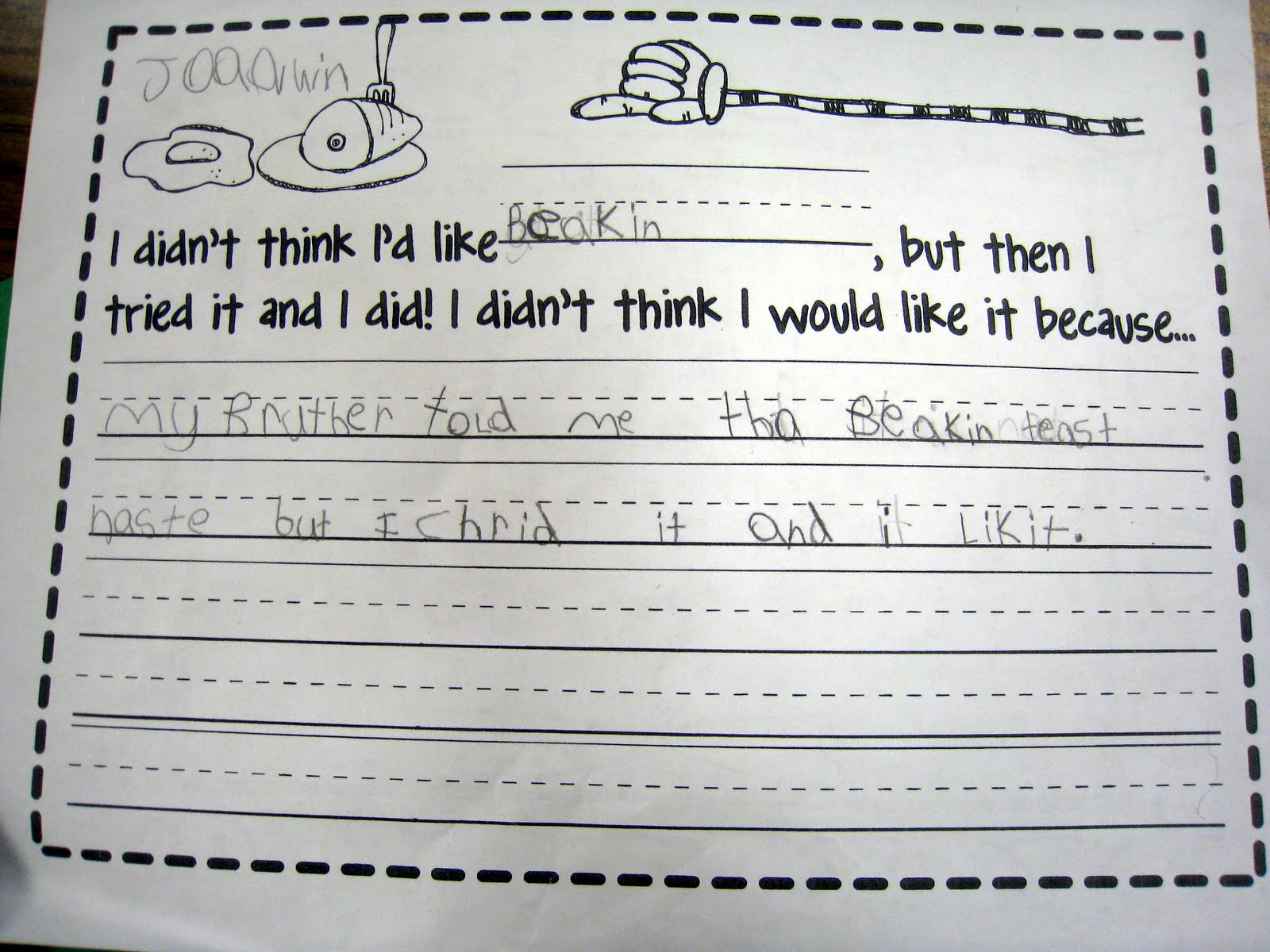 Worksheets Making Connections Worksheet first grade brain sprinkles making connections thank you and a bacon