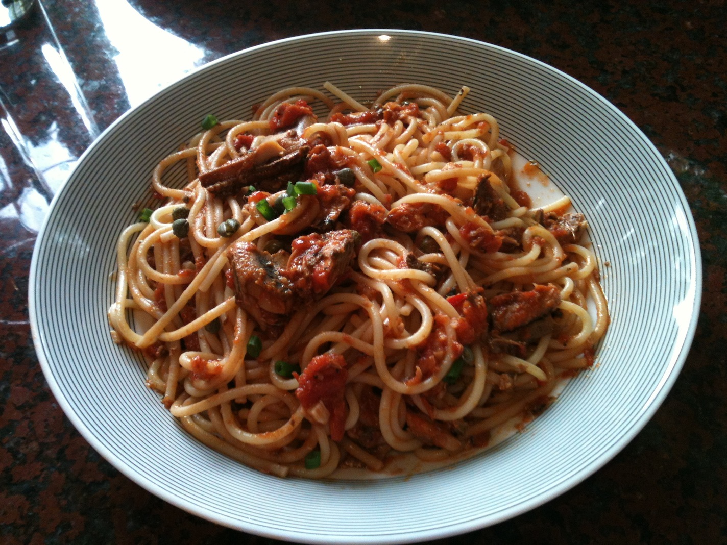 Mummy Eats Happy: Spaghetti with Sardines
