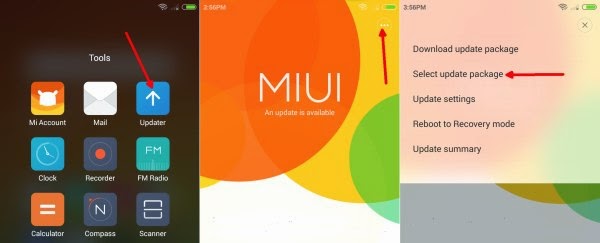 MIUI Recovery 5.0. MIUI 6. Интерфейс MIUI v5. Прошивка для Xiaomi Redmi 2. Select miui