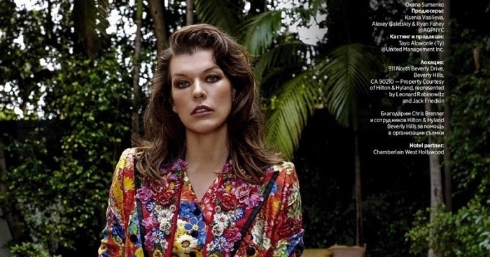 Ember Willowtree: Milla Jovovich es protagonista de InStyle Russia