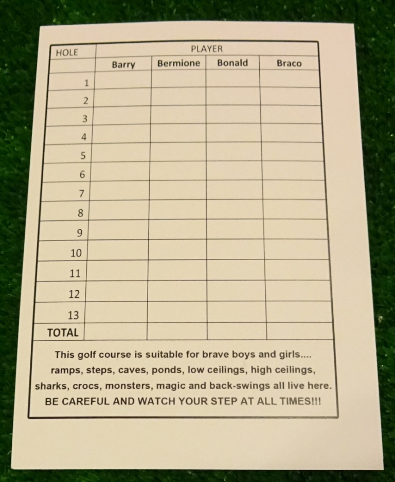 The Ham and Egger Files Harry Putter and the Magical Crazy Golf course