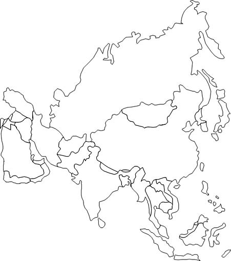 Mapa De Europa Y Asia En Blanco Imagui