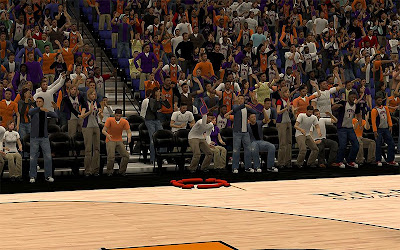 NBA 2K13 Phoenix Suns Stadium Arena Fans Fix