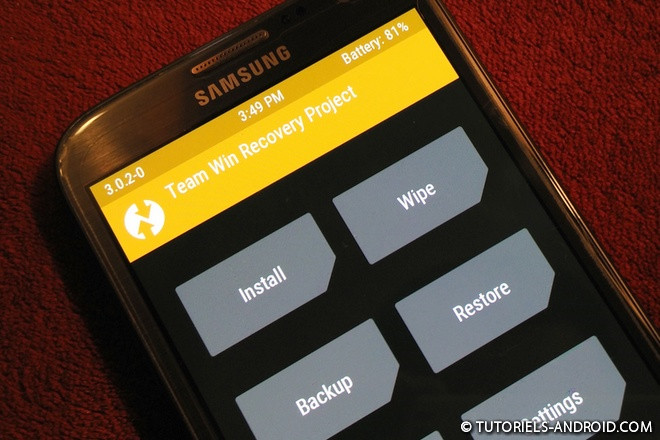 Application Android : TWRP Manager