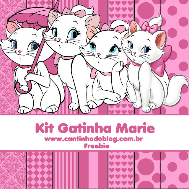 Pack de Png Gatinha Marie para baixar.