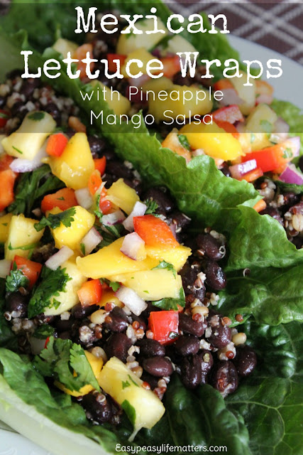 http://easypeasylifematters.com/recipes/quick-meals/mexican-lettuce-wraps-with-pineapple-mango-salsa/