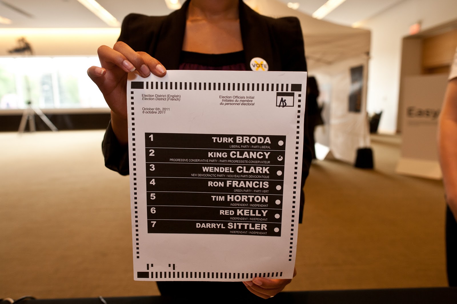 Country 1053 News Ballot count from T.Bay ridings