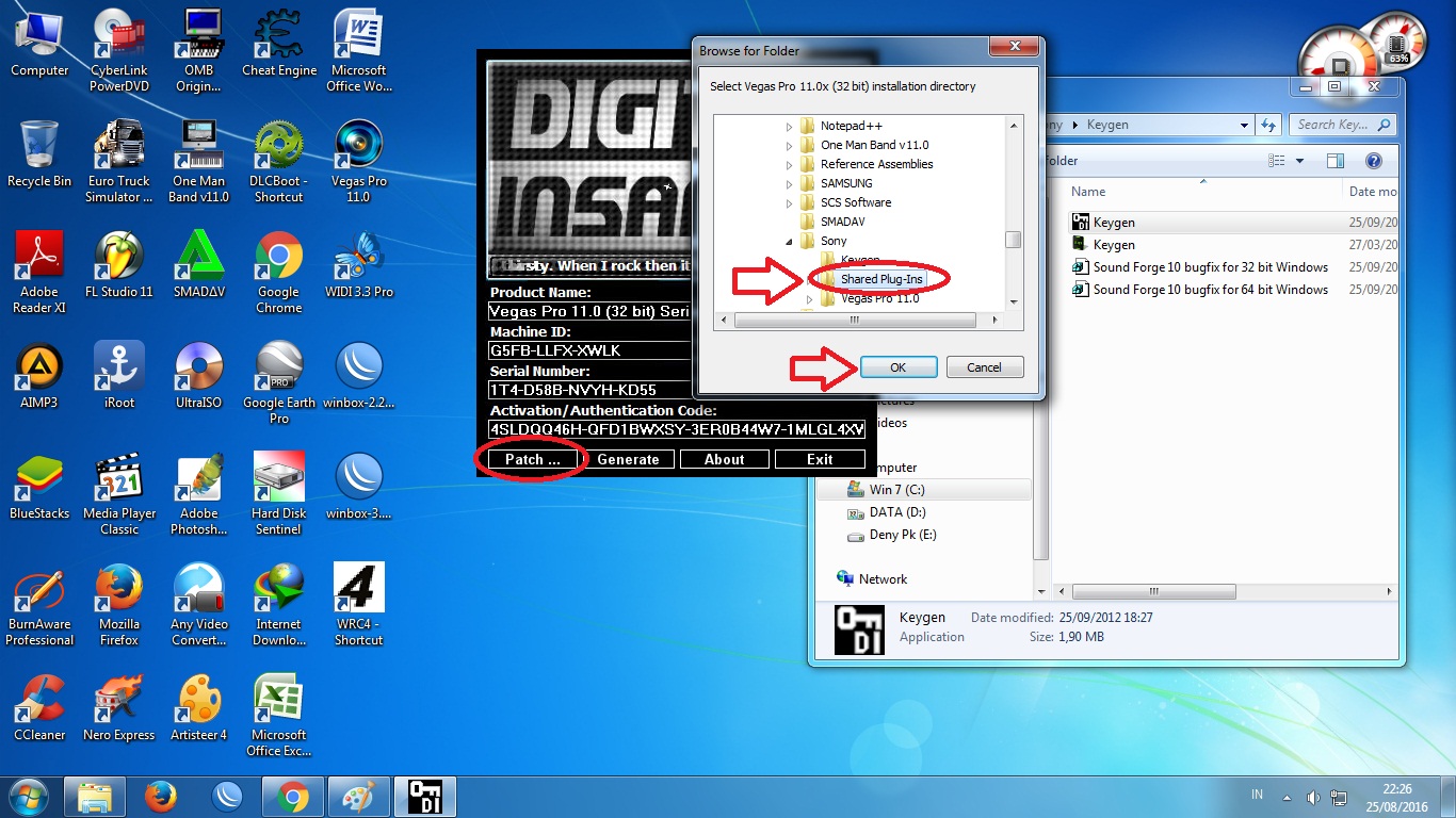 cara sony vegas pro crack