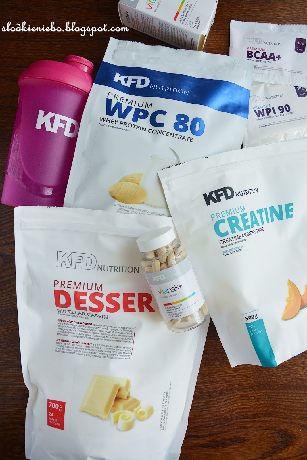 Słodkie Niebo Paczka od KFD moja opinia o WPC 80, Dessert, Vitapak+