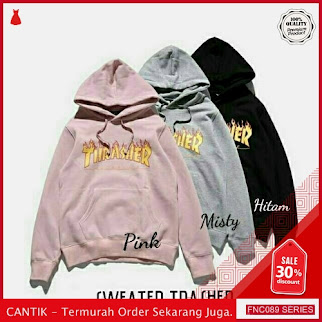 FNC089S38 Sweater Trasher Jaket Thrasher Wanita Tali Hodie Serba 40 Ribuan