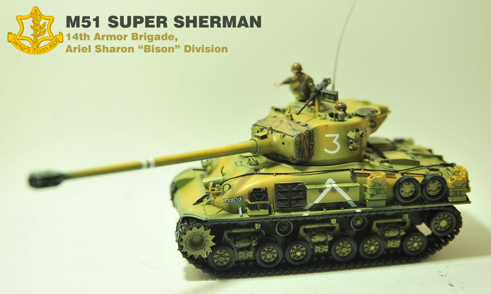 1/35 Israëlische tank M51 Super 105 mm Tamiya 35323