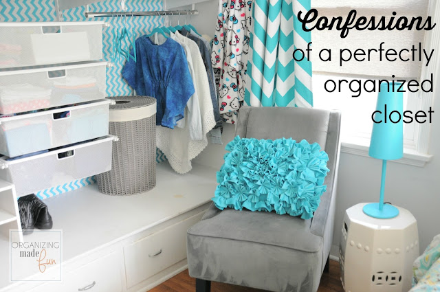 Confessions of a perfectly organized closet :: OrganizingMadeFun.com