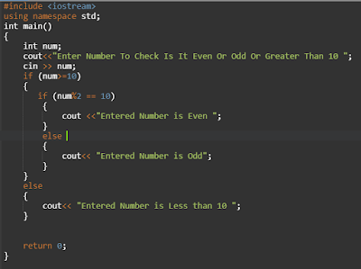 Conditional Statements in C++