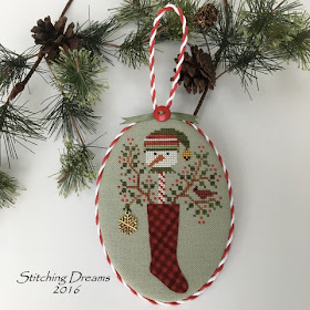 Just Cross Stitch 2016 Christmas Ornaments - Stitches From The Heart
