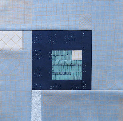 Modern sampler quilt - Block #8 - Inspired by Tula Pink City Sampler