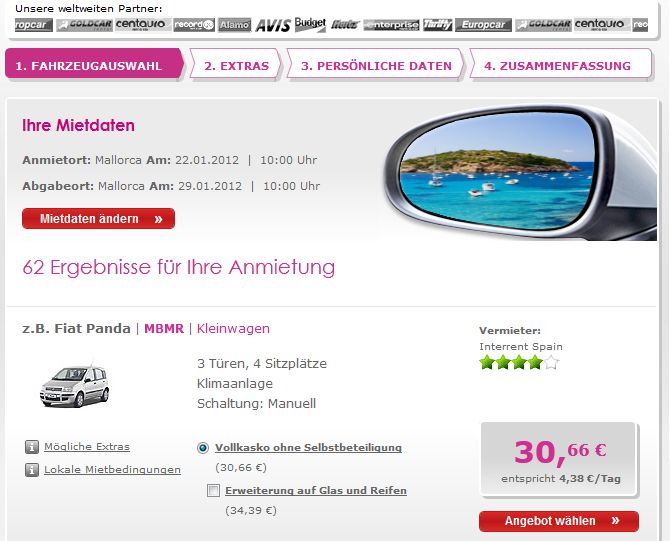 Kräftig Geld sparen beim Mietwagen mit Car Del Mar