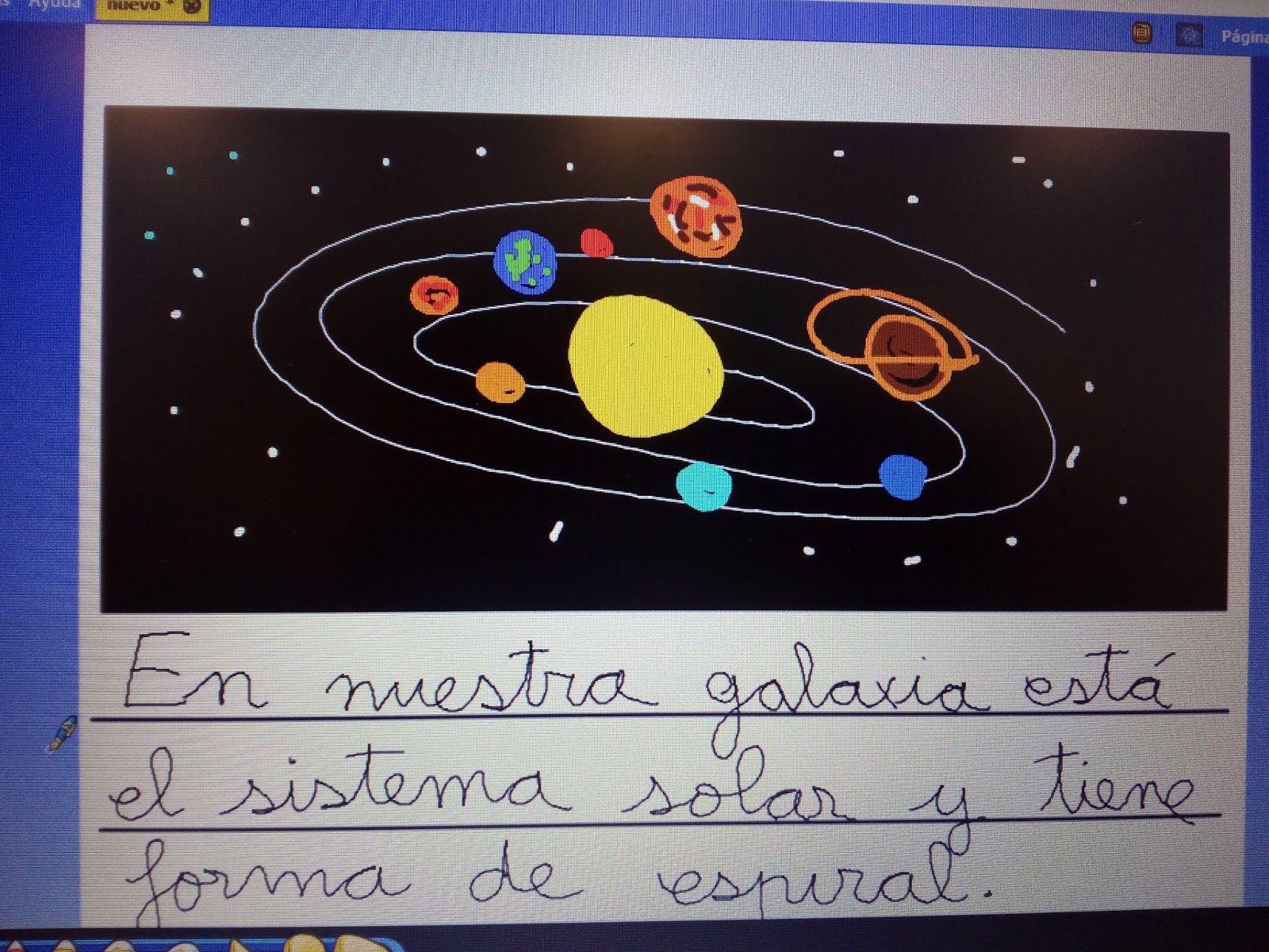 MI AULA DE INFANTIL LA GALAXIA DE LA VÍA LÁCTEA