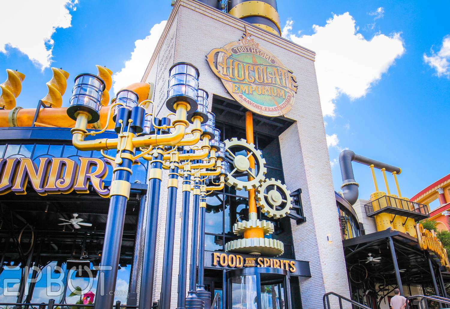 EPBOT PHOTO TOUR Orlando's Steampunk Chocolate Factory, Pt 2!