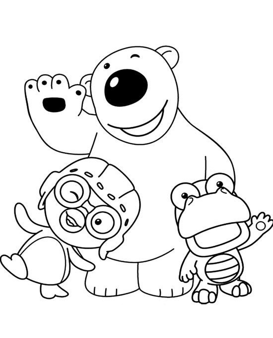 Buku belajar mewarnai gambar kartun pororo si penguin kecil Buku belajar mewarnai gambar kartun pororo si penguin kecil