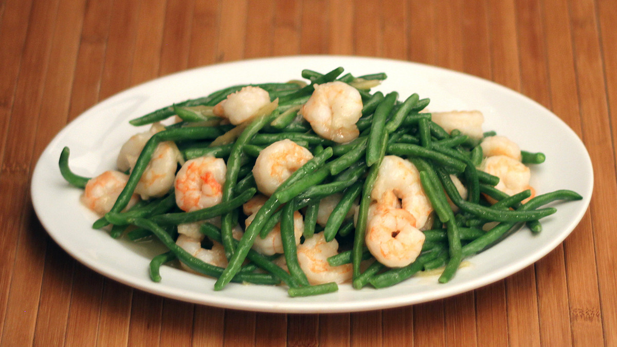 Cookistry Shrimp and Long Beans from Slanted Door