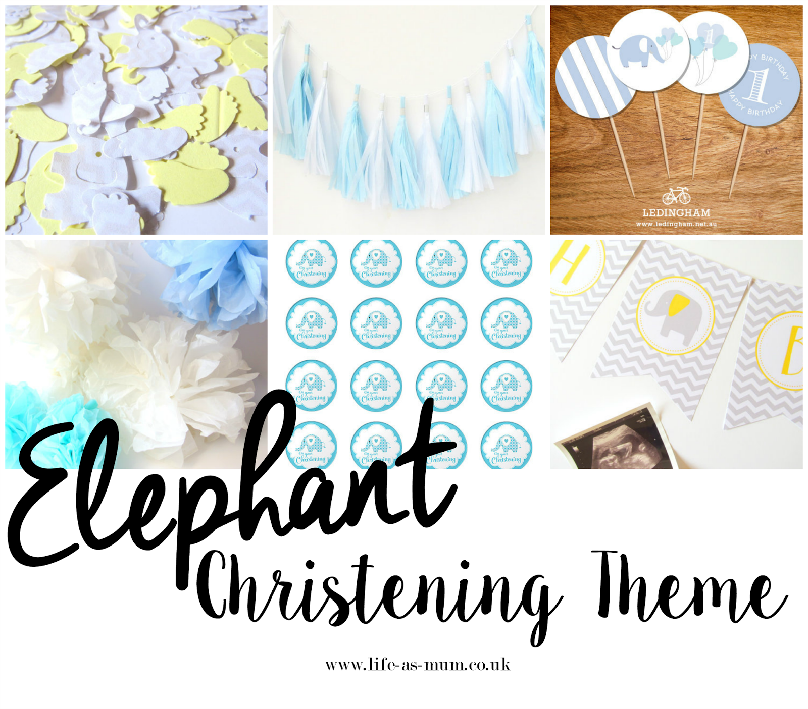 Elephant Theme Christening Beth Owen