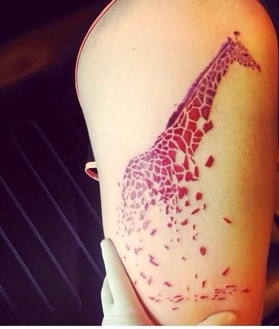 Tatuagens de girafas Tatuagens de girafas