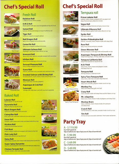 Vc Menu Sumo Sushi Camarillo