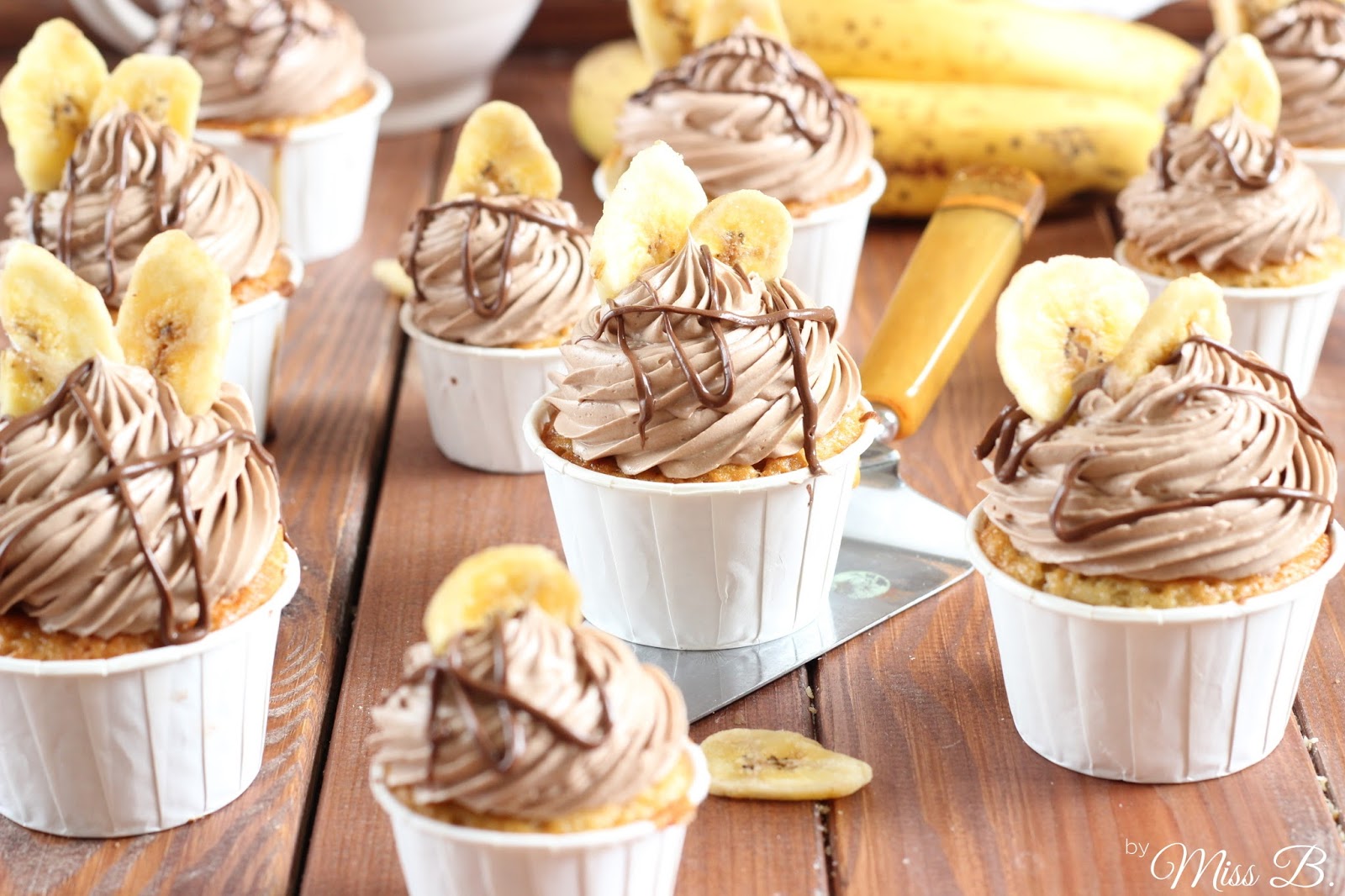 YESSSS!: nutella-Bananen-Cupcakes
