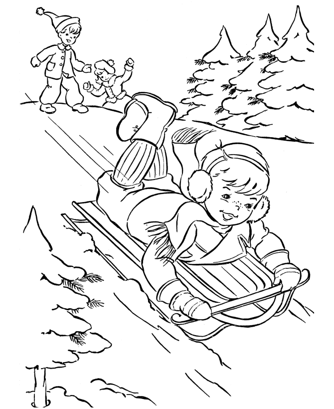 xmas coloring pages for kids to print - photo #20