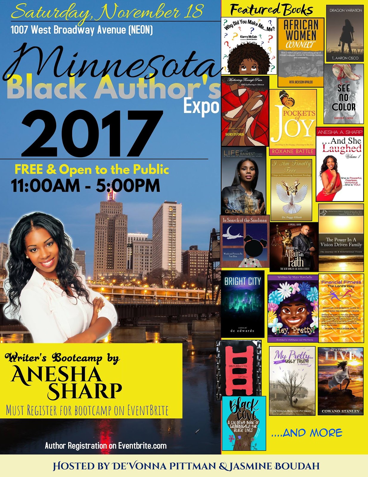 Mbele Awaiting the Minnesota Black Authors Expo