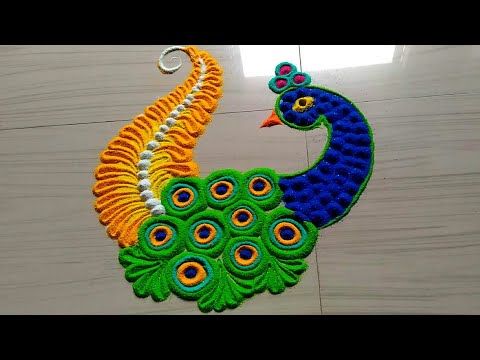 simple and easy rangoli designs with dots for home