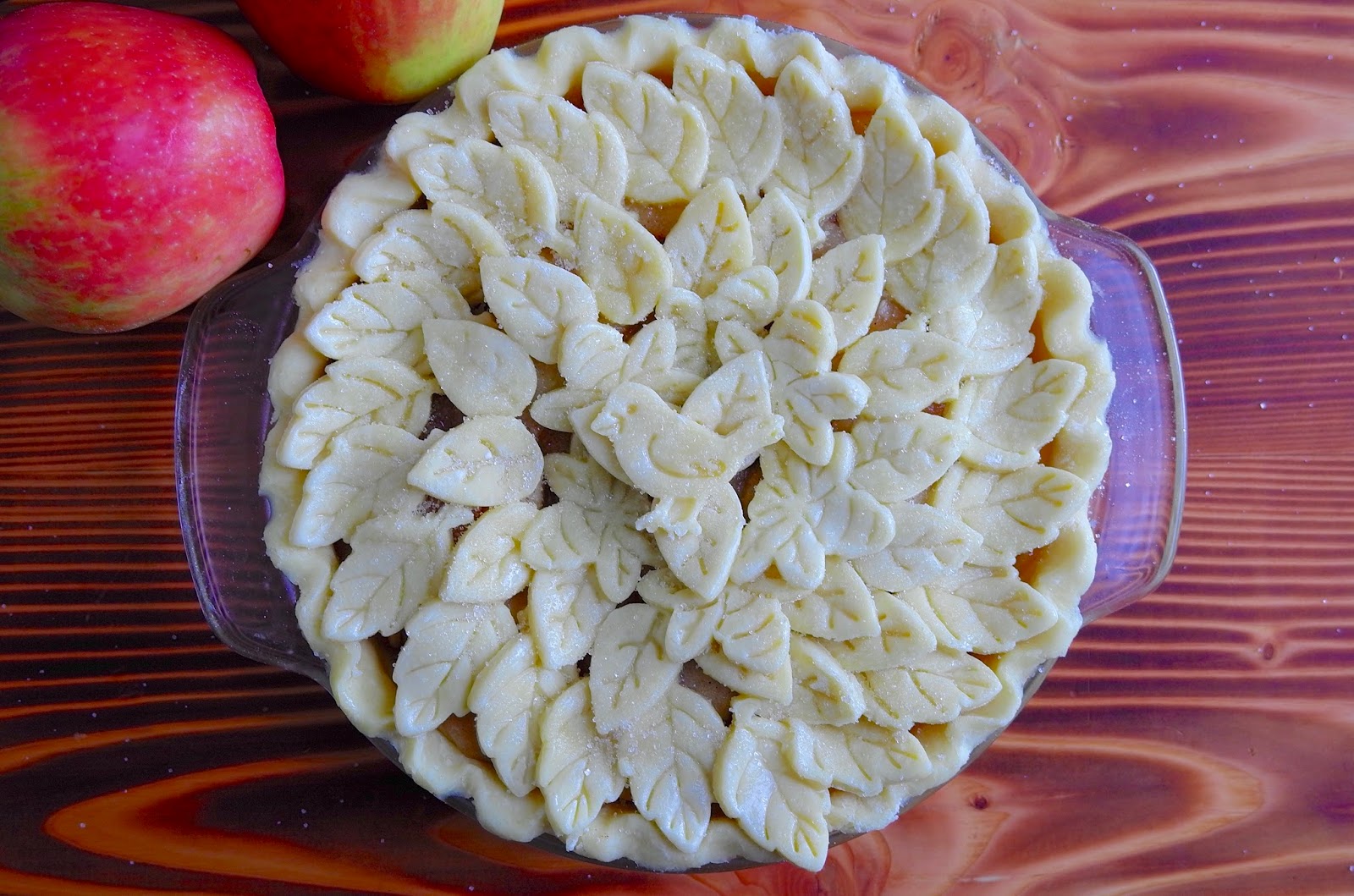 CAKE ON THE BRAIN LEAFY ELSTAR APPLE PIE WITH ALLBUTTER CRUST