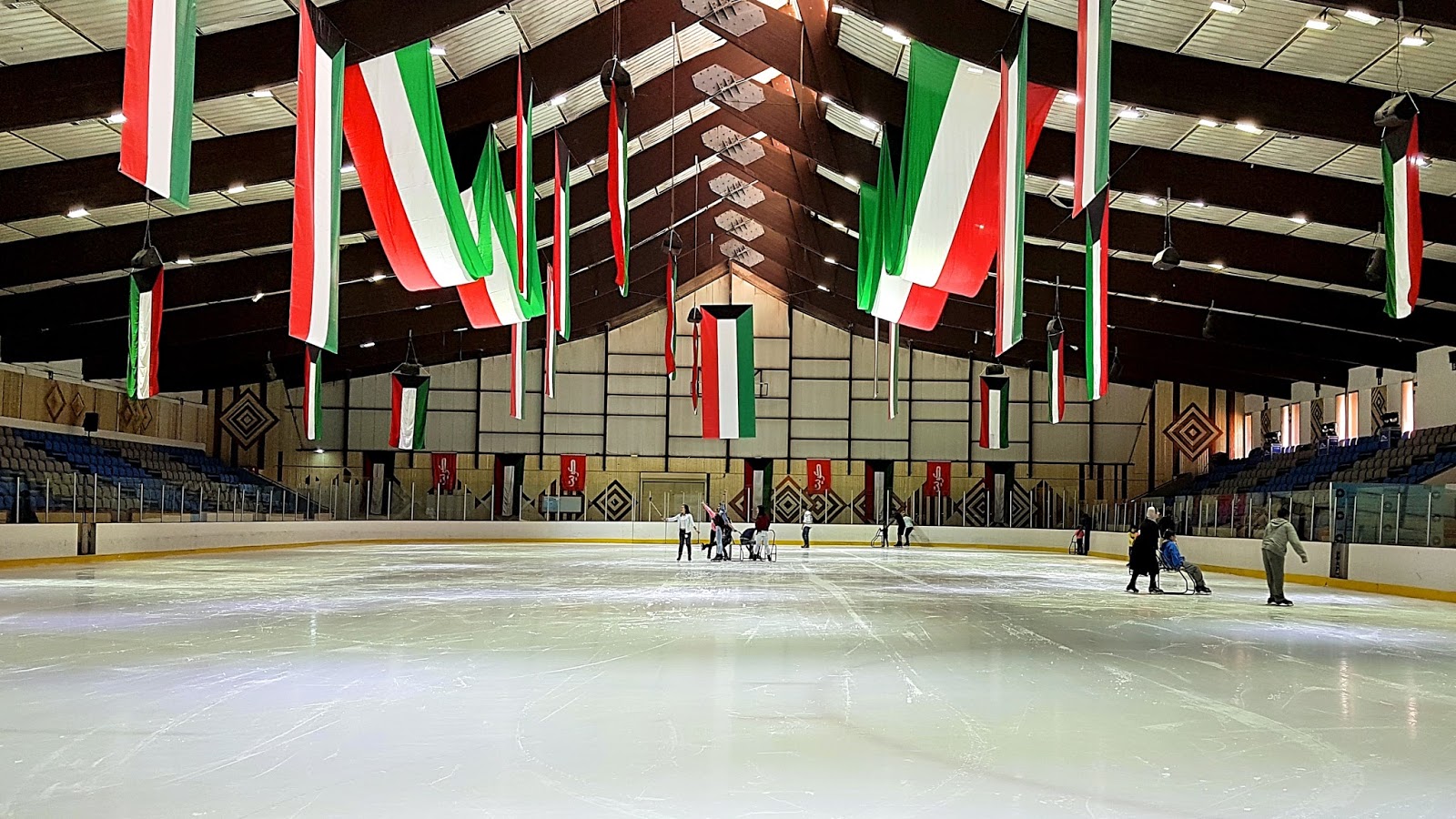 Ice Skating in Kuwait ATM