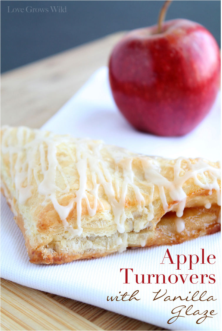 Easy Apple Turnover Recipe  Simple Glaze for Apple Turnovers 