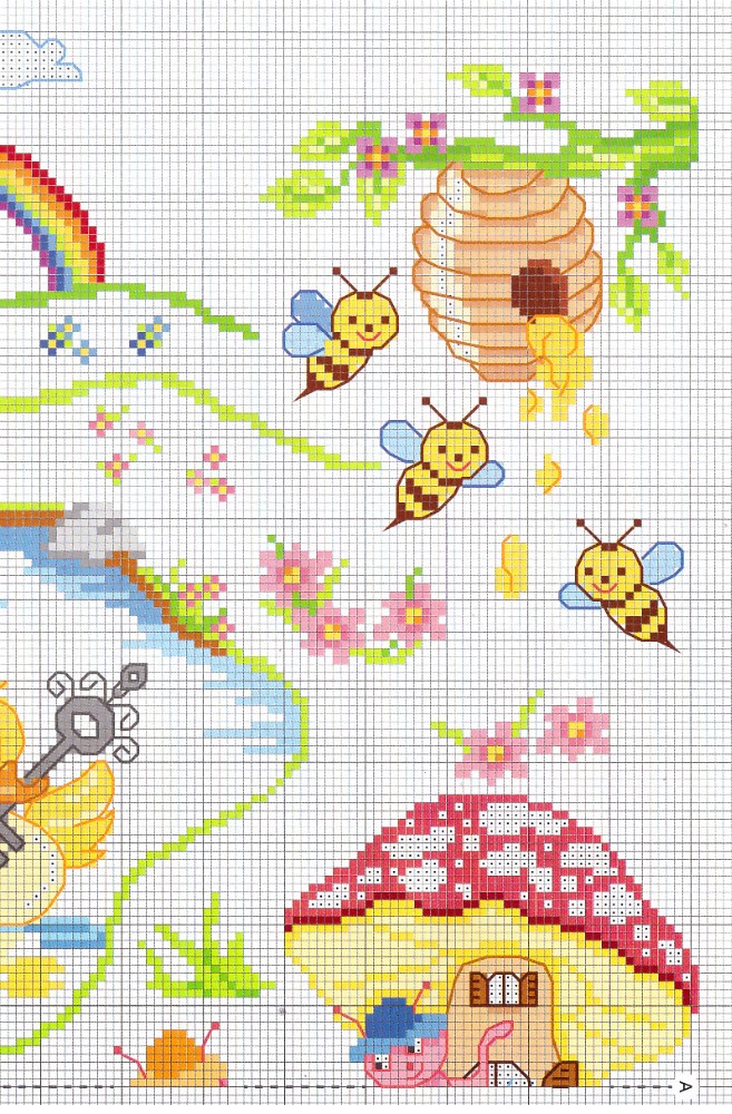 Sunshine Home Decor Bebek kanaviçe nevresim takımı modelleri free