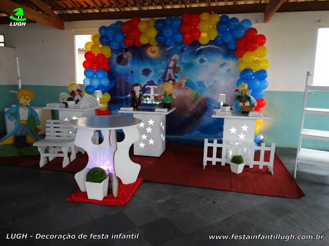 Decoração tema Pequeno Principe para Chá de Bebê