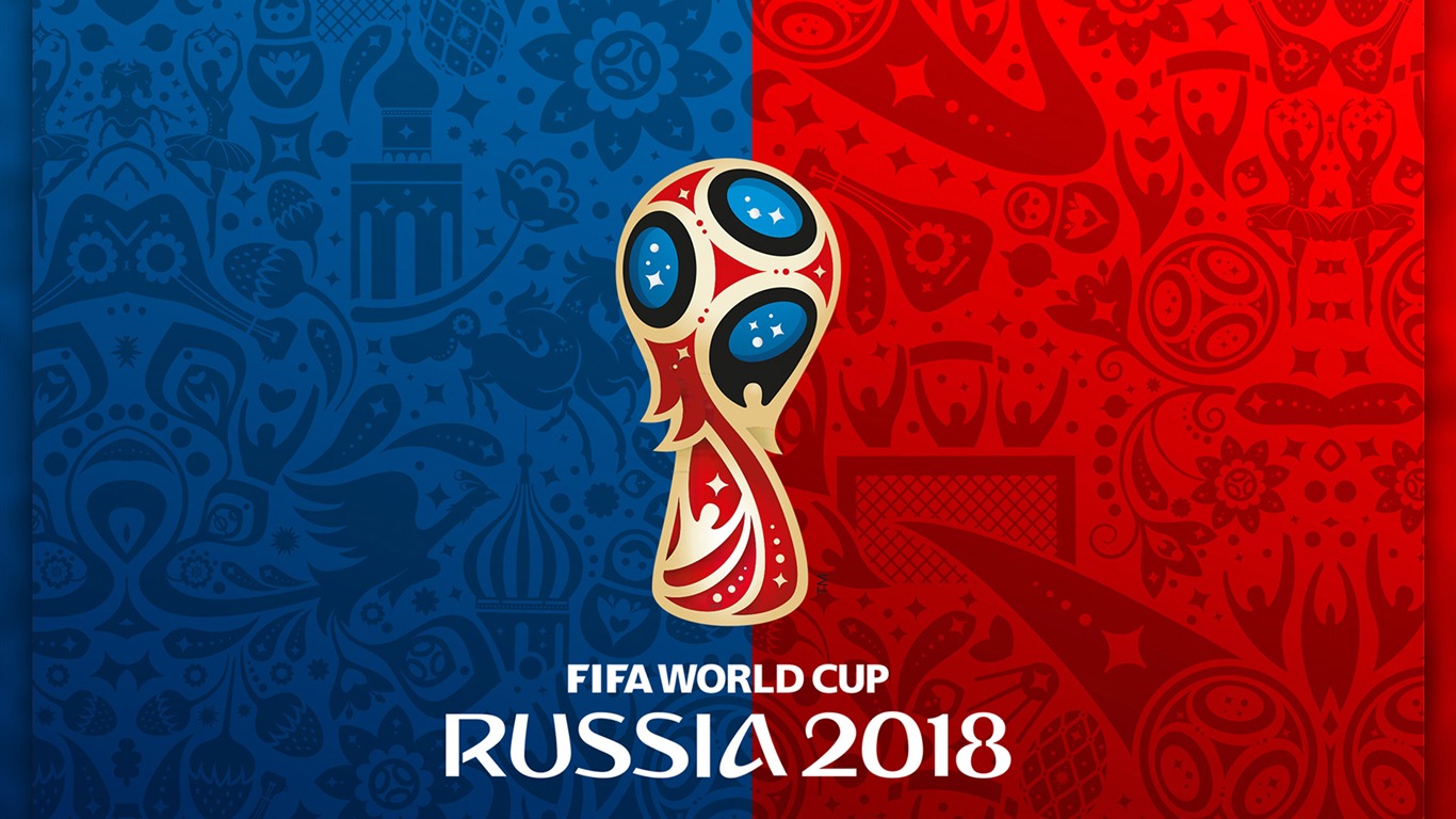 Design de fundo da copa do mundo rússia 2018